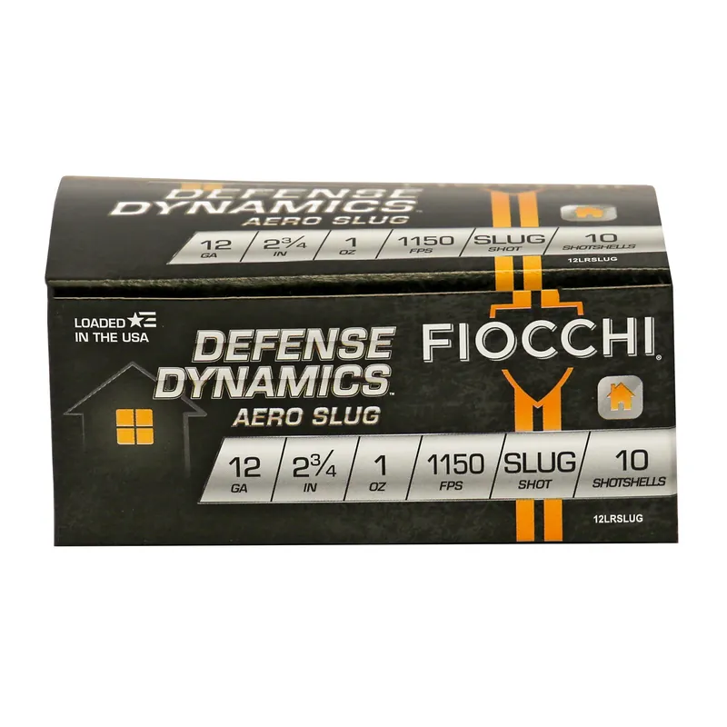 FIOCCHI 12GA Aero Slug Low Recoil 10 Rounds/250 Rounds