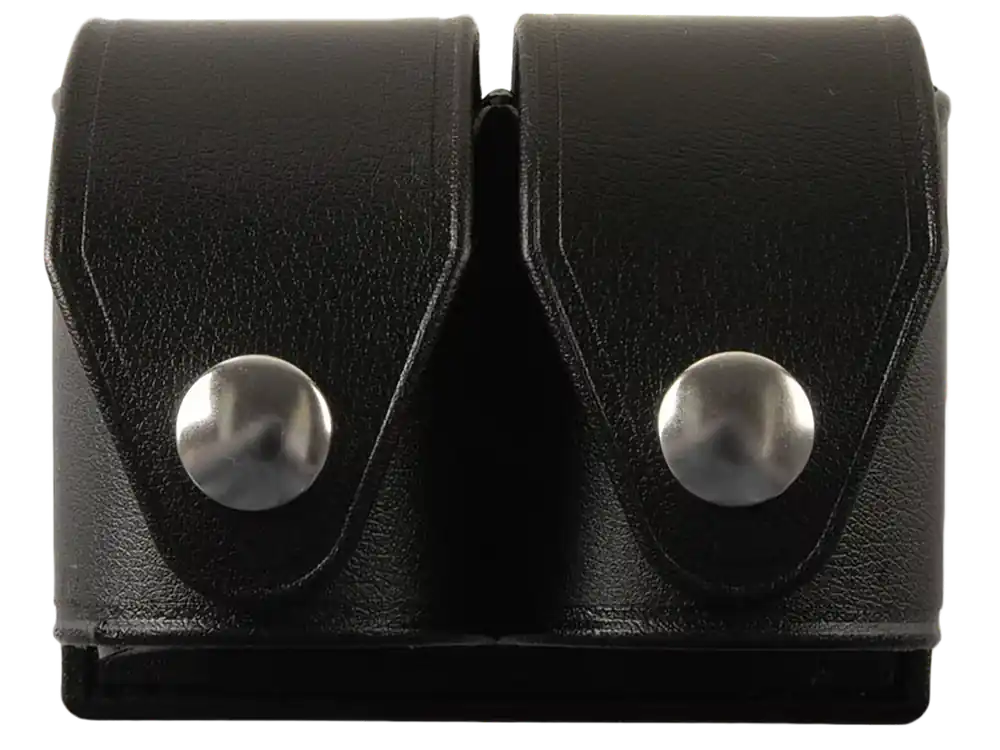 HKS 203PMBN SpeedLoader Case with Double Black Hytrel Belt Loop for Medium Belts up to 2.25" Wide