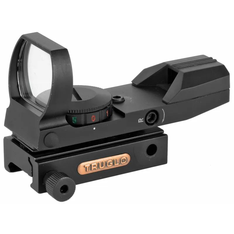 TRUGLO Open Red Dot Sight - Dual Color, Black