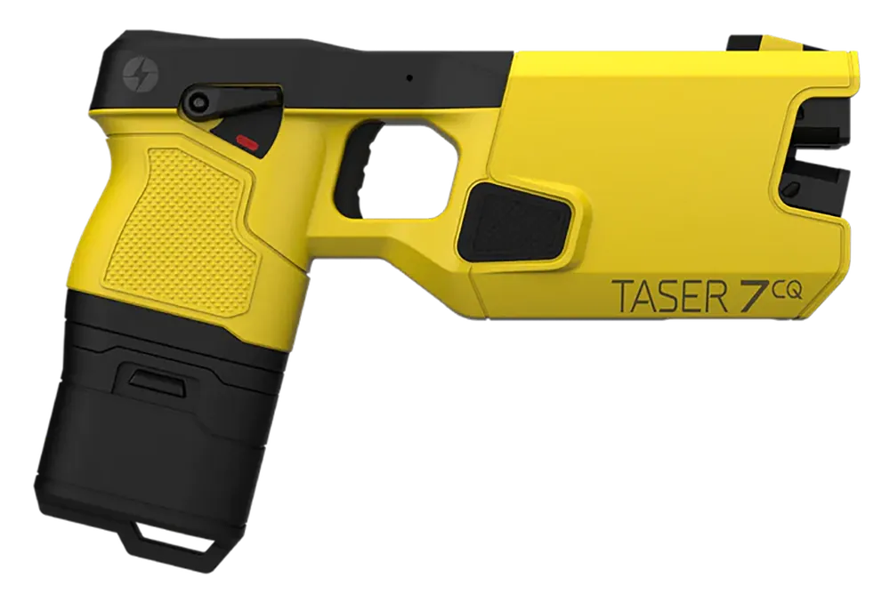 TASER 7 CQ Home Defense - 12 ft Range, Black/Yellow