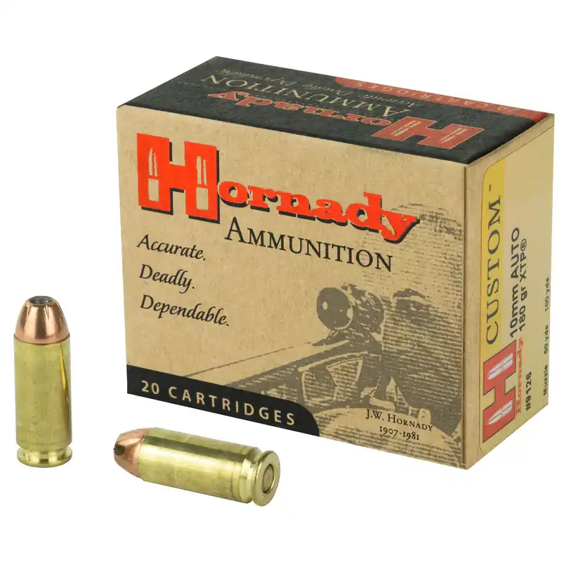 Hornady 10mm 180 Grain XTP Ammunition - 20 Rounds/200 Rounds
