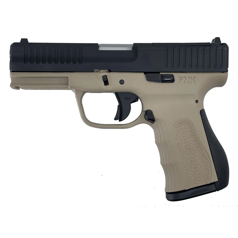 FMK G3 9mm Pistol, 3.87" Barrel, 14-Round Capacity, Black/FDE Finish