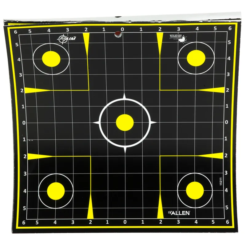 ALLEN EZ AIM 12.5" Sight Grid Target Pack - 30 Count