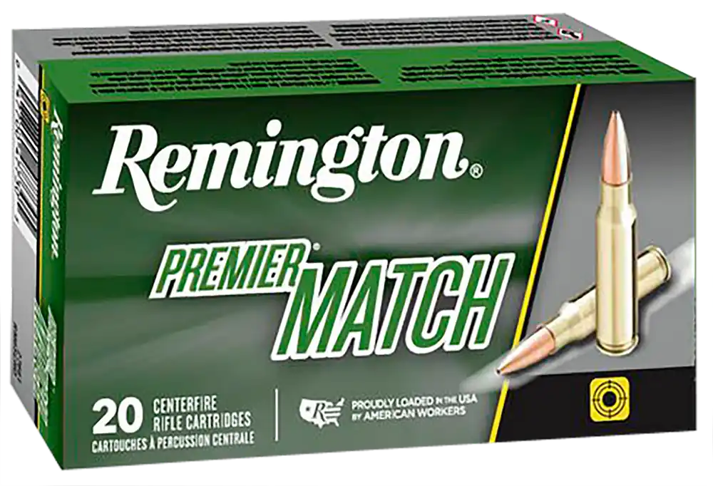 Remington Premier Match 6.5 Creedmoor 140gr Sierra MatchKing BTHP Ammo - 20/Box
