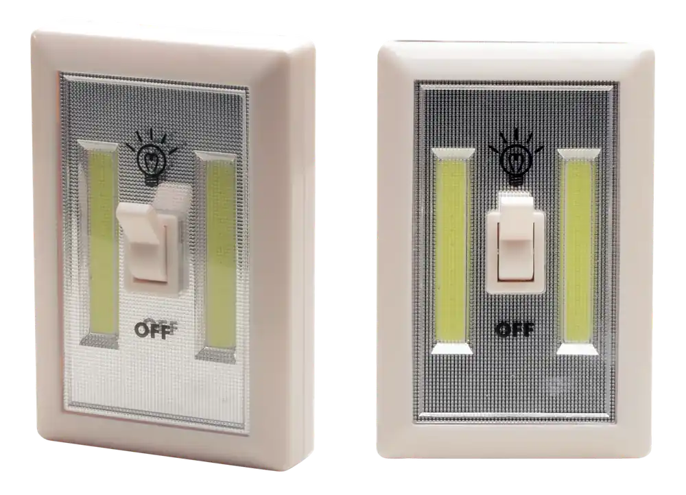 Cyclops CYCCOB2PK 200 Lumens LED Light Switch, Ivory Plastic, 2-Pack