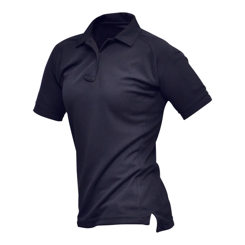 VERTX Coldblack Women's Short Sleeve Polo Navy Large