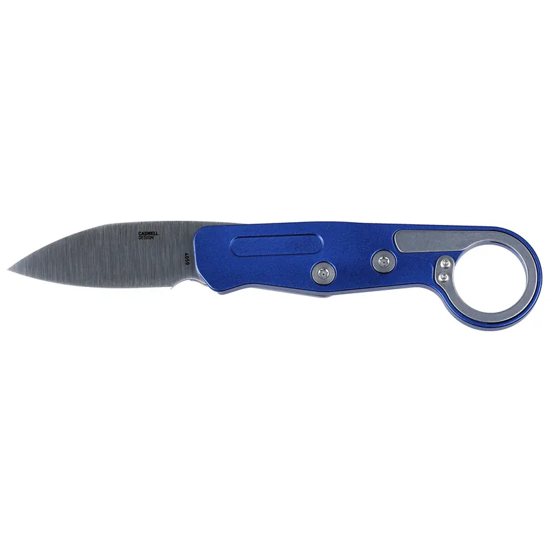 CRKT Provoke EDC Blue Folding Knife 2.56" Plain Edge