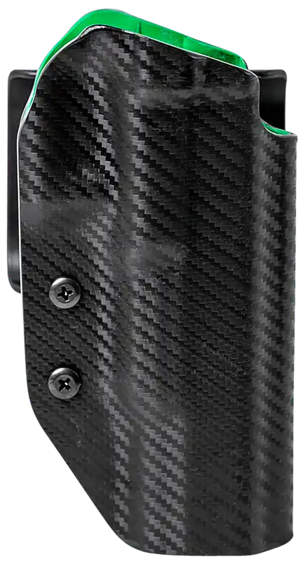 Uncle Mike's Range/Competition OWB Holster for Canik - Black/Green Boltaron, Right Handed
