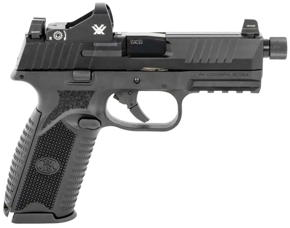 FN 509 Tactical 9mm Luger Pistol with Viper Red Dot and Threaded Barrel