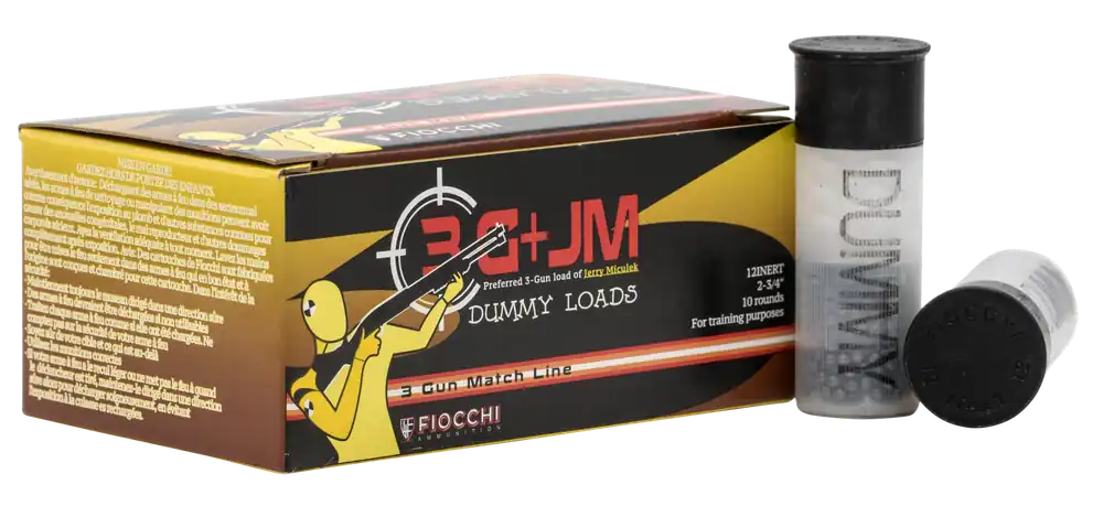 Fiocchi 12 Gauge Inert Dummy Rounds - 10 Pack/25 Case