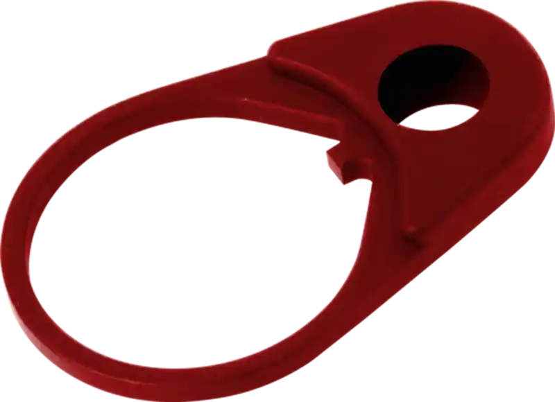 Timber Creek Outdoor Inc QD End Plate - Quick Detach AR Platform, Red Anodized Aluminum, Ambidextrous