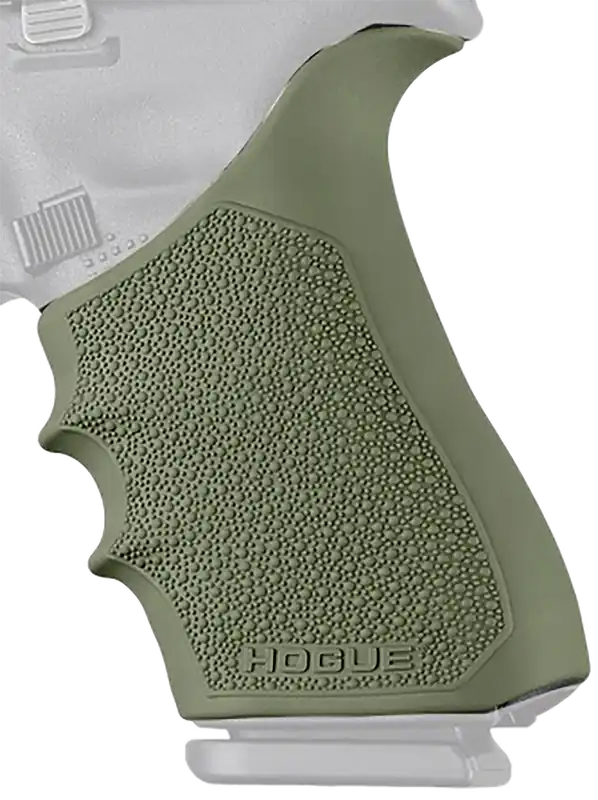 Hogue 17021 OD Green Rubber Beavertail Grip Sleeve Handall
