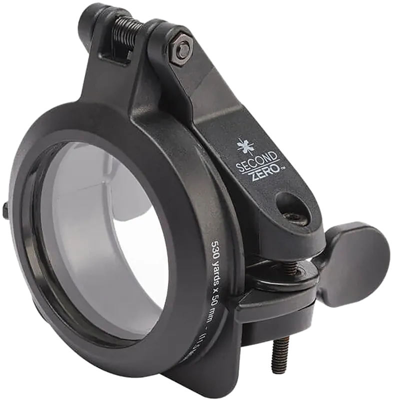 Axeon Second Zero Bell Mount for 50-58mm Objective, 500-560 Yards Range, 11.5 MOA, Black