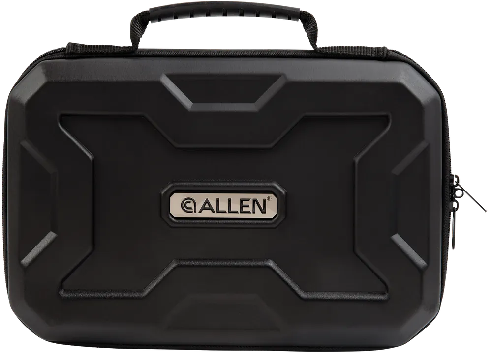 Allen 8212 EXO Handgun Case - Black Polymer, Lockable, 12" Length