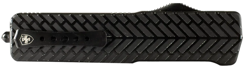 Templar Knife LAHBG52 Premium LW Large OTF Tanto Blade with Black Herringbone Handle