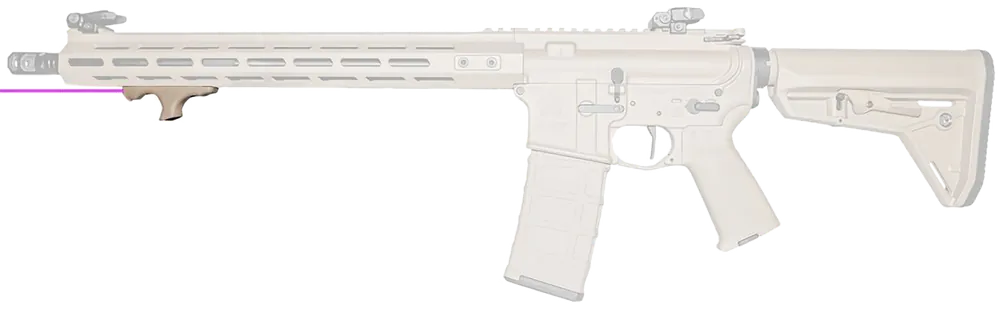 Viridian HS1 AR Hand Stop with Infrared Laser & Picatinny Rail Adapter - Flat Dark Earth