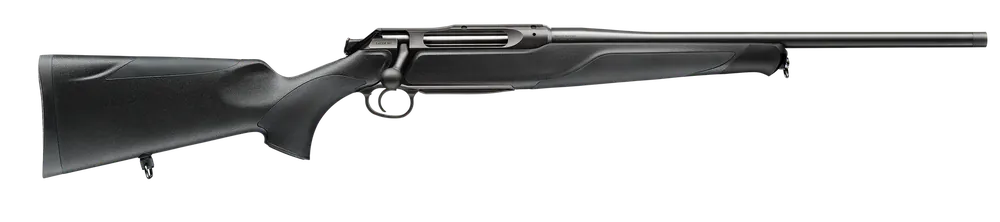 Sauer 505 XT Full Size .223 Rem Rifle with Titanium Gray Threaded Barrel and Black Synthetic Stock