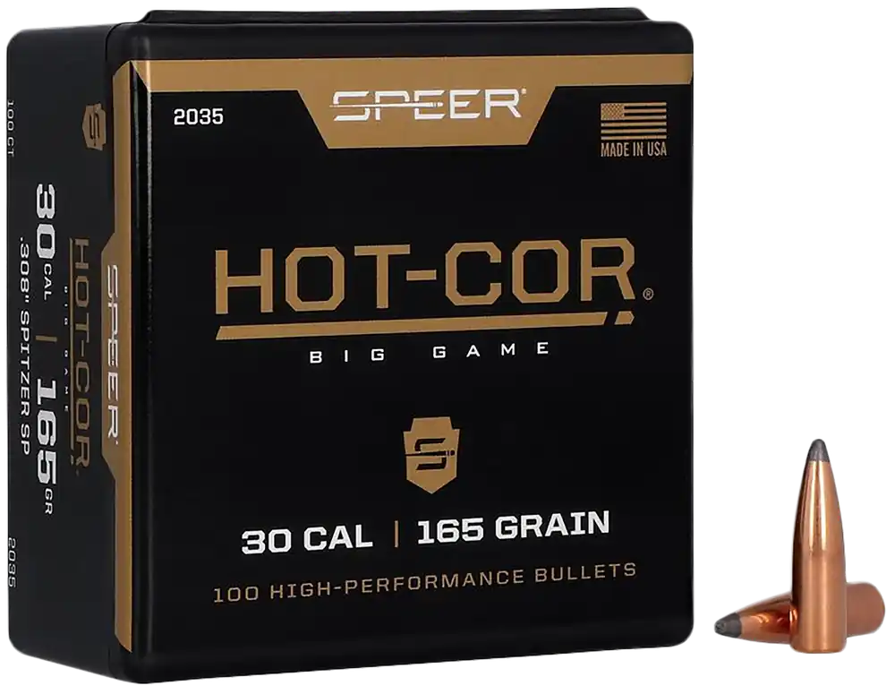 Speer 2035 .308 165 gr Spitzer Soft Point Rifle Hunting Ammo