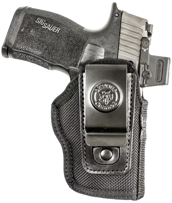 DeSantis Gunhide Pro Stealth IWB Holster for Sig Sauer P365 with Red Dot, Ambidextrous, Black Nylon