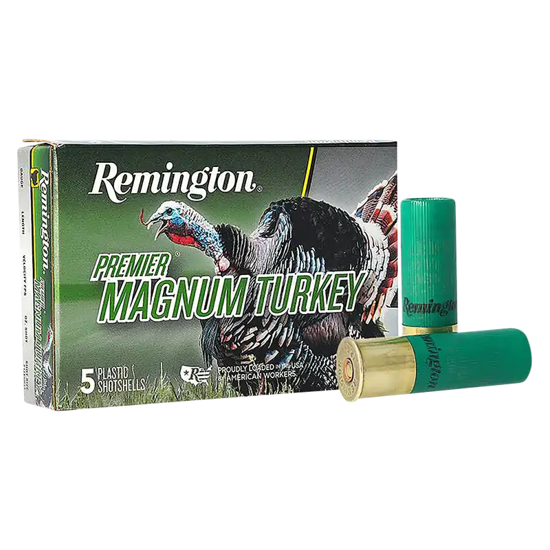 Remington Premier Magnum Turkey 12 Gauge 3" Shotgun Shells - 5 Pack
