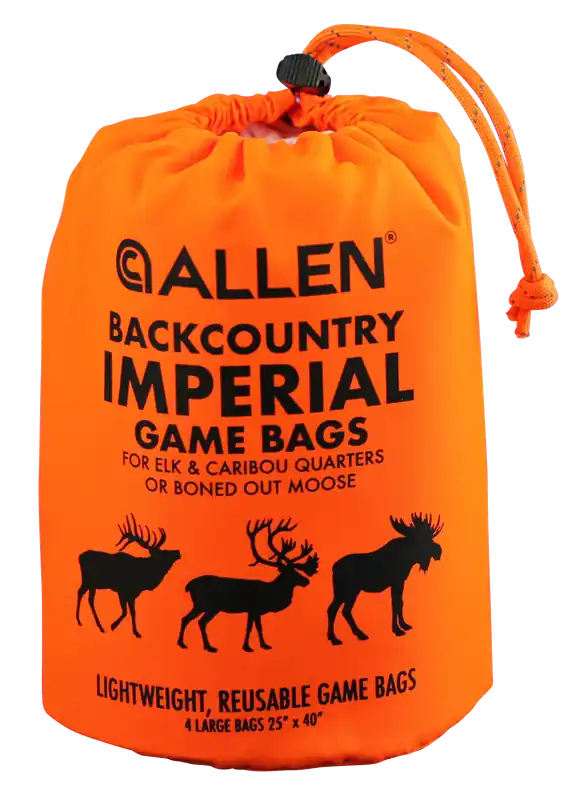 Allen 6590 BackCountry Imperial Elk Game Bag Set - 4 Orange Polyester Bags