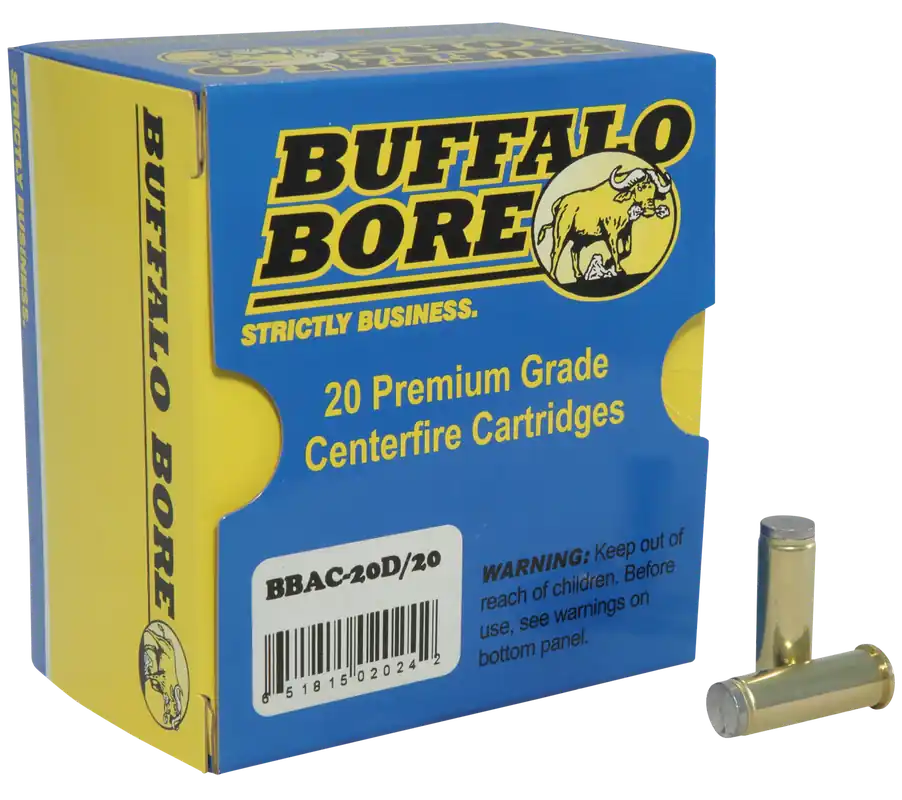 Buffalo Bore 38 Special 150gr Hard Cast Wadcutter Ammo - 20 Rounds