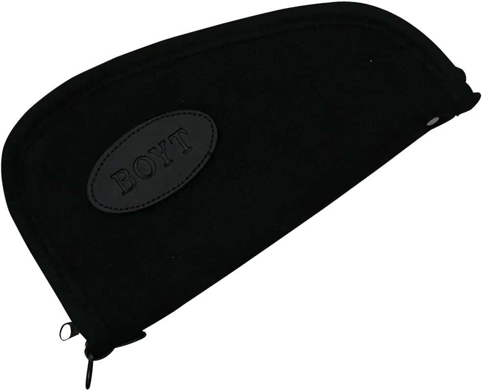 Heart-Shaped Black Canvas Pistol Case for Handgun by Boyt Harness