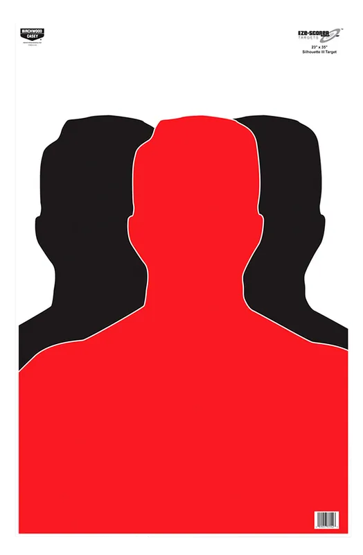 Birchwood Casey EZE-Scorer Silhouette Targets 23"x35" - Pack of 100