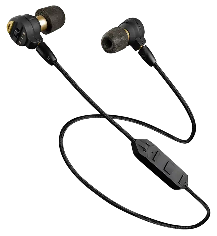 Pro Ears Stealth Elite 28 dB Behind-The-Head Ear Protection with Bluetooth Lanyard