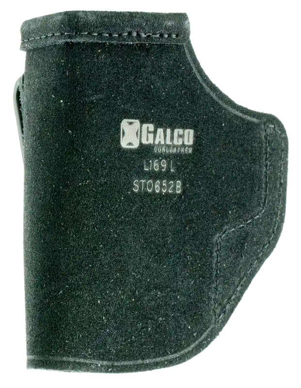 Galco STO652B Stow-N-Go IWB Black Leather Holster for S&W M&P Shield/Walther PPS Right Hand