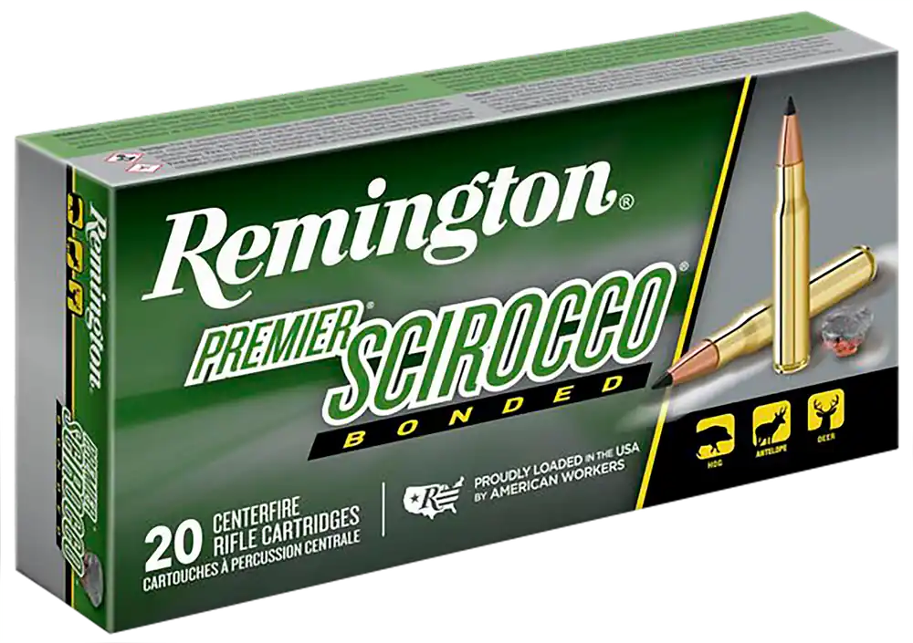 Remington Premier Scirocco Bonded 300WSM 180gr Ammo - 20/Box