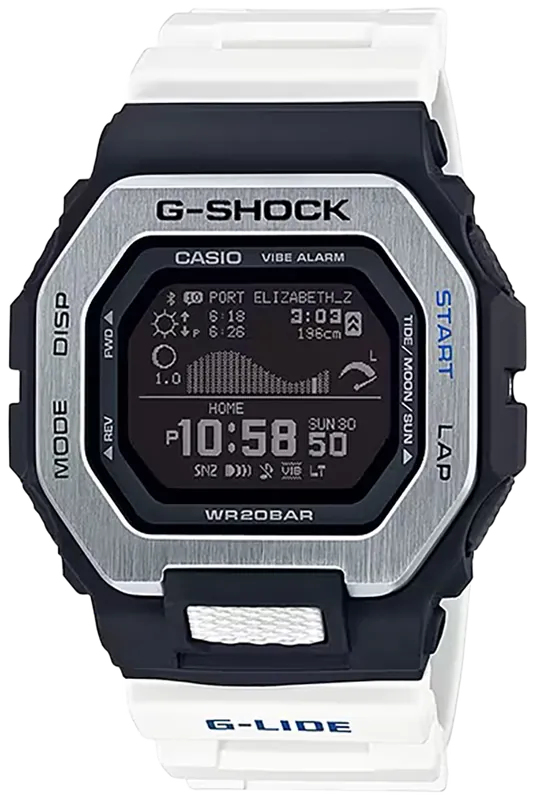 G-Shock GBX1007CR Tactical Black/White with Stainless Steel Bezel Distribution