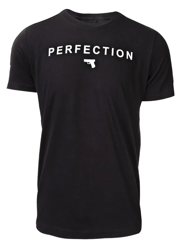 Glock Perfection Pistol Black Cotton T-Shirt Medium
