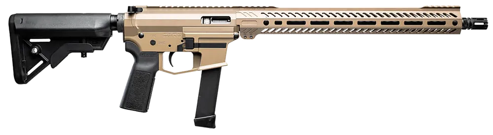 Angstadt Arms UDP-9 9mm Rifle, 16" Barrel, FDE Cerakote, M-LOK Handguard, B5 Bravo Stock