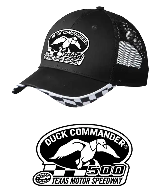 Duck Commander Texas Motor Speedway Logo Mesh Cap - Black, One Size