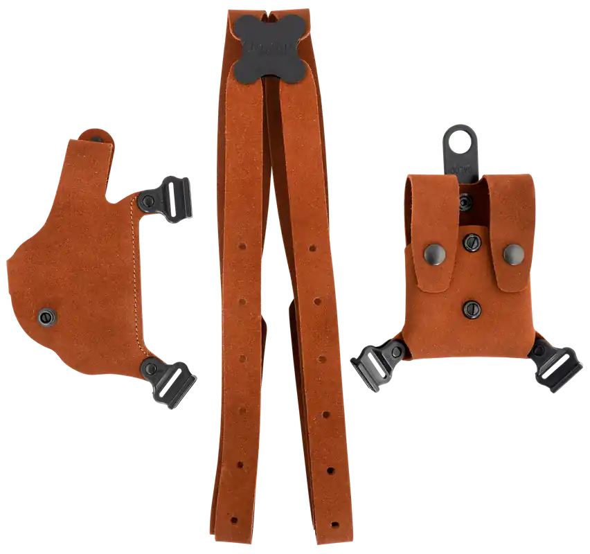 Galco CL2212 Classic Lite 2.0 Shoulder Holster for 1911 & Bersa Thunder, Right Hand, Natural Leather, Fits Up to 56" Chest