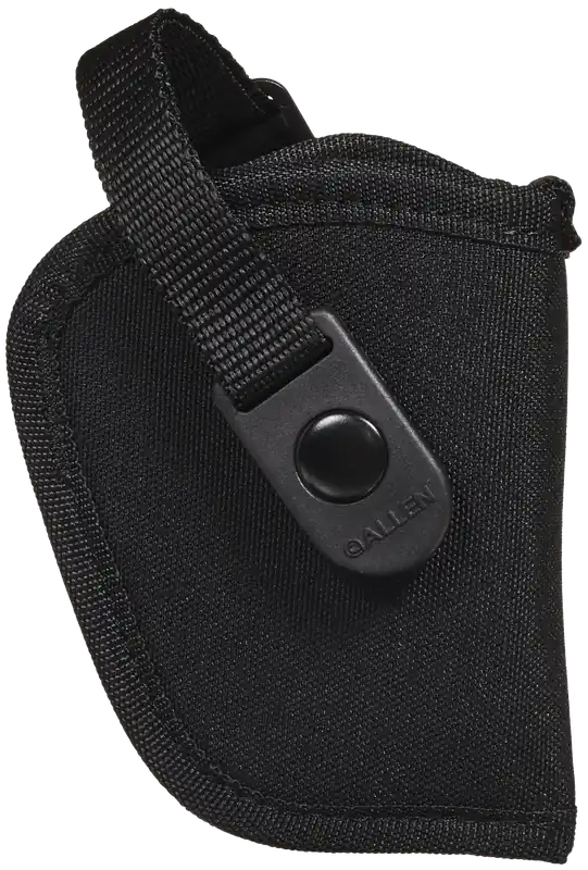 Allen 44809 Cortez OWB Holster, Size 09 Black Polyester, Right Hand Belt Loop for Small Frame 5rd Revolver with Hammer Spur