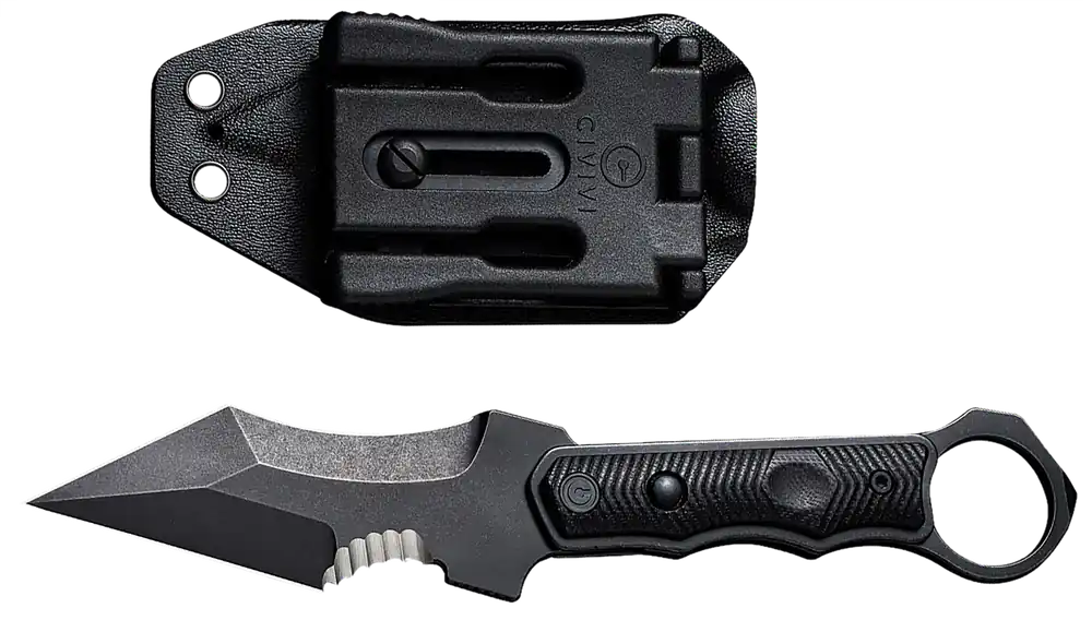 Civivi Orthrus C20037B-1: Dual Blade Karambit with G10 Handle and Nitro-V Steel