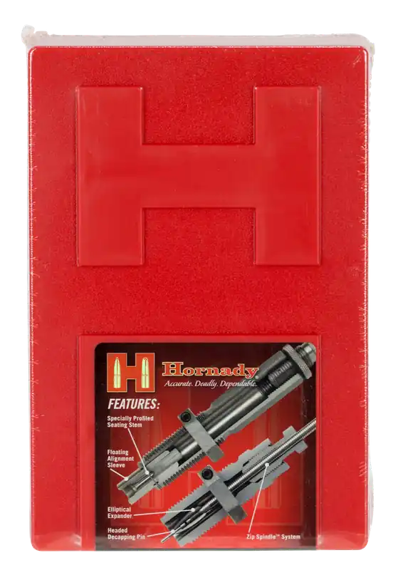 Hornady Custom Grade Series II 3-Die Set for .45-70 Gov - Includes Sizer, Seater, Expander