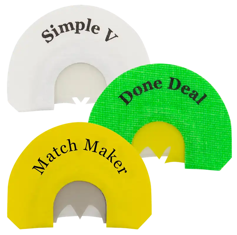 Classic Diaphragm Turkey Call: Rolling Thunder TC999-CLASSIC with 3 Calls