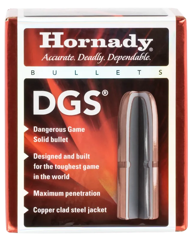 Hornady 4507 DGS .458 500gr FMJ RN 50/Box 15/Case