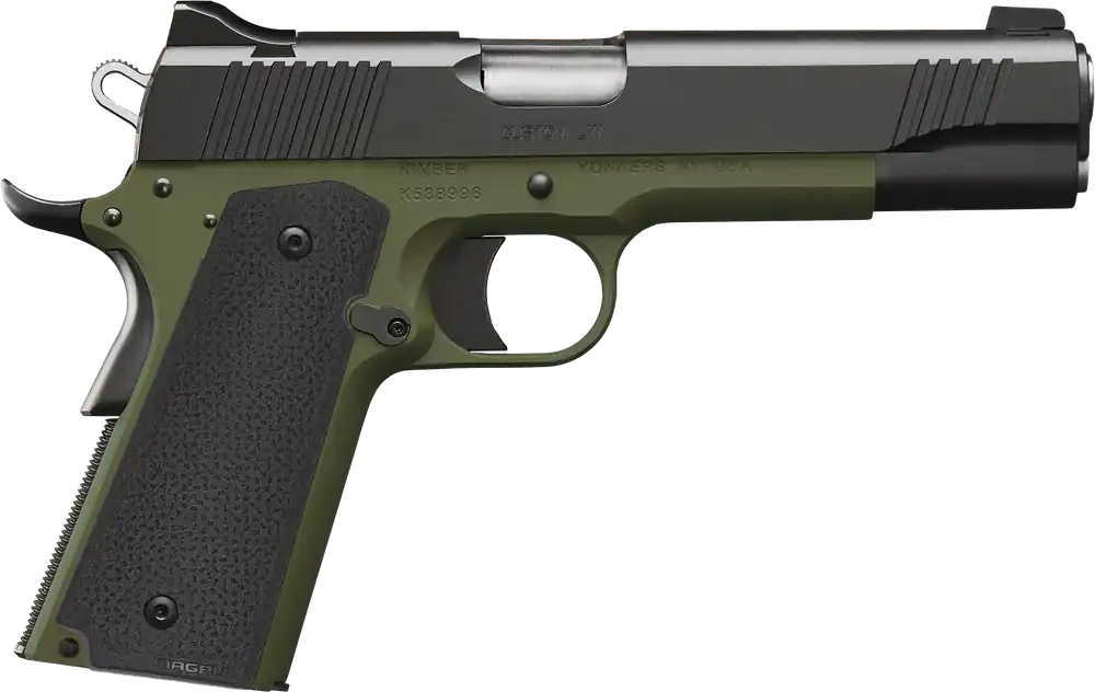 Kimber Custom LW MP 9mm Pistol with Stainless Barrel and Ranger Green Frame