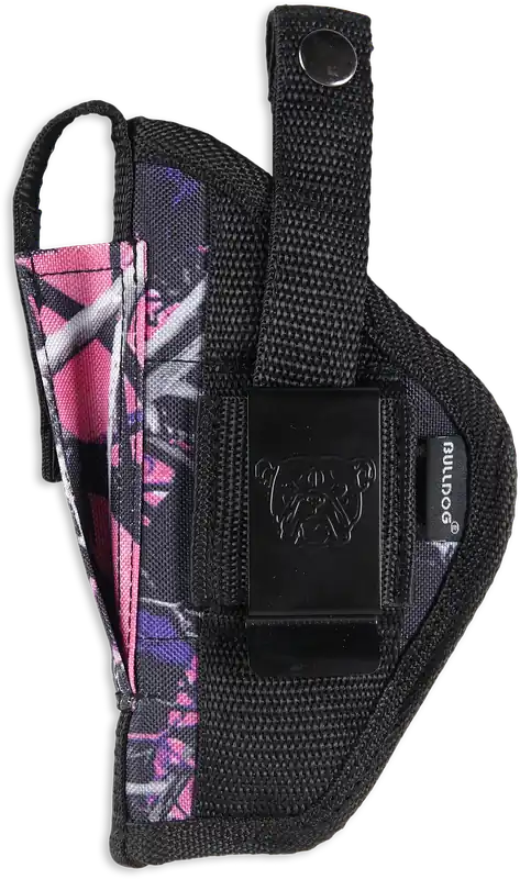 Bulldog FSN1MDG Extreme OWB Muddy Girl Camo Holster for Ruger LCP - Ambidextrous Nylon Belt Loop/Clip