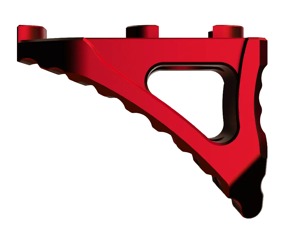 RA030RR Micro Hand Stop - Skeletonized Red Aluminum for M-LOK Handguard by Rise Armament