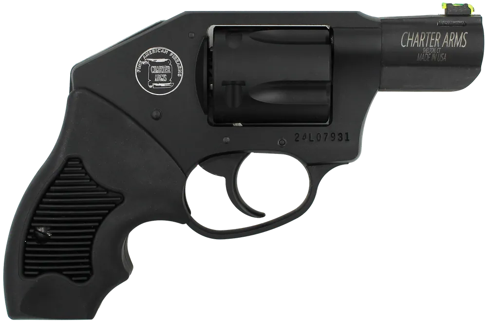 Charter Arms Undercover Lite Off Duty .38 Special Revolver - 2" Black Barrel, 5-Round Capacity, Concealed Hammer