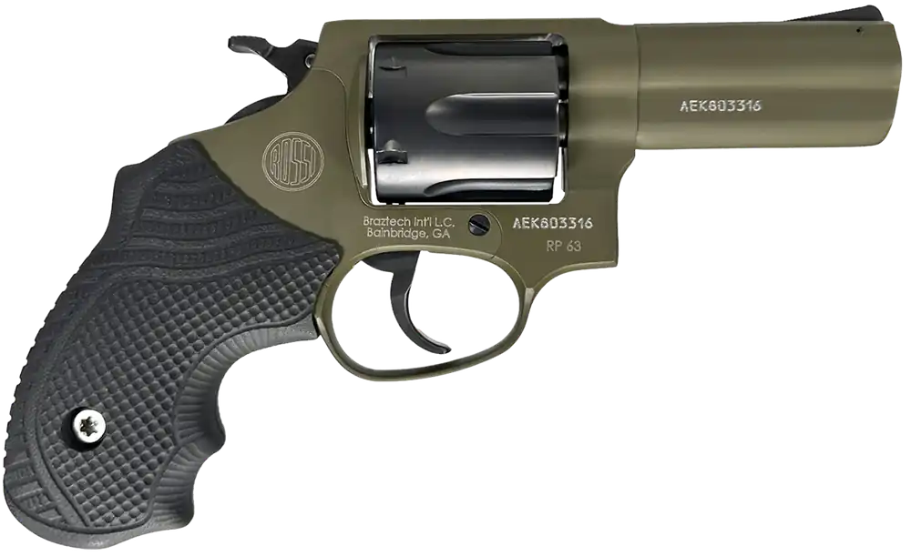 Rossi RP63 Sniper Green 357 Mag/38 Special Revolver with Black LOK Grip