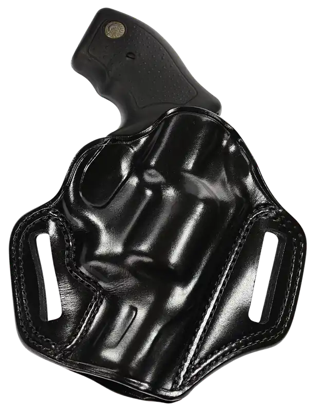 Galco CM834B Combat Master OWB Black Leather Holster for Glock 48, S&W M&P Shield EZ, Glock 48 MOS - Right Handed