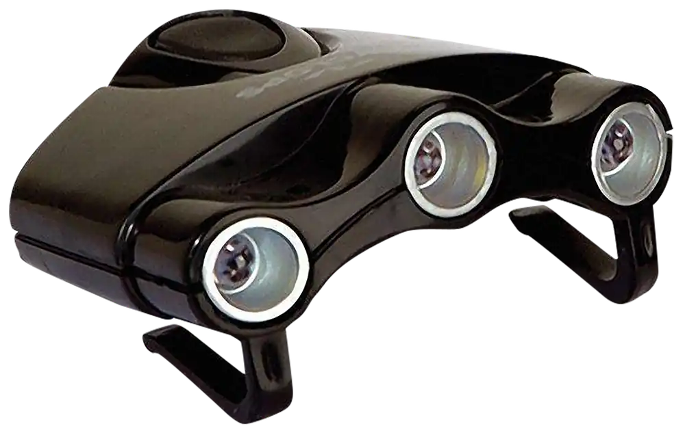 Cyclops Orion Hat Clip Light - 17.5 Lumens, Multi-Color LED, Black Clip-On
