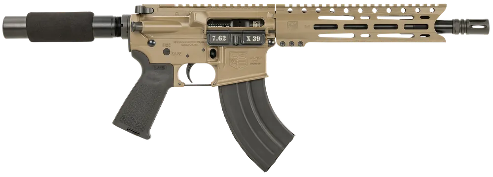 Diamondback DB15 7.62x39mm Pistol with FDE Finish and M-LOK Handguard