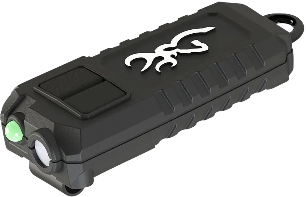 Browning Trailmate 3715015 LED Flashlight - 7/360 Lumens, Black, White/Green Light